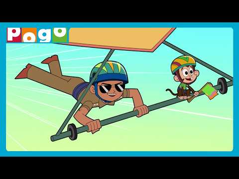 Little Singham Ne Race Ko Pahunchaya Aasmaan Tak🚩☁️| Little Singham 👊🏻| Hindi Cartoon😍| @PogoChannel