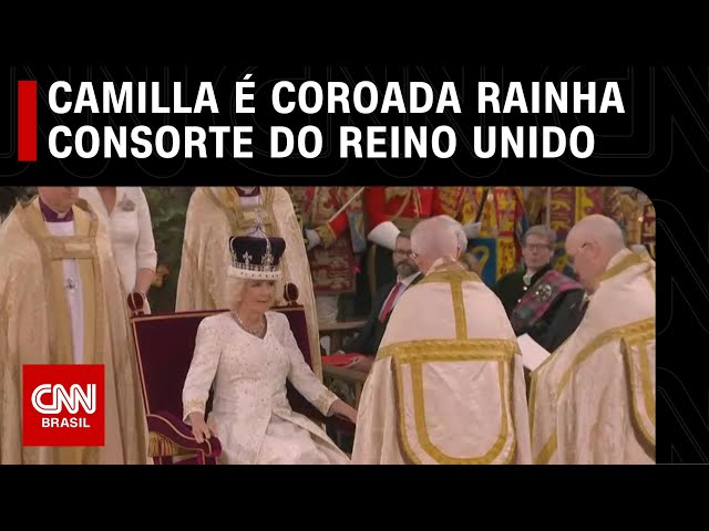 Camilla é coroada rainha consorte do Reino Unido | CNN NA COROAÇÃO