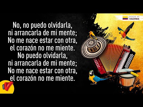 No Puedo Olvidarla, Binomio De Oro De América, Video Letra - Sentir Vallenato