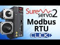 SureServo2 Modbus RTU With A CLICK PLC From AutomationDirect