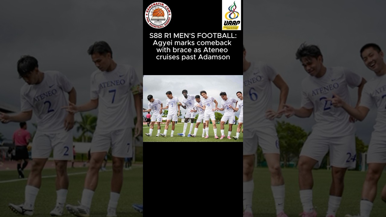 UAAP Football: Agyei stars in Ateneo's 3-0 win over Adamson