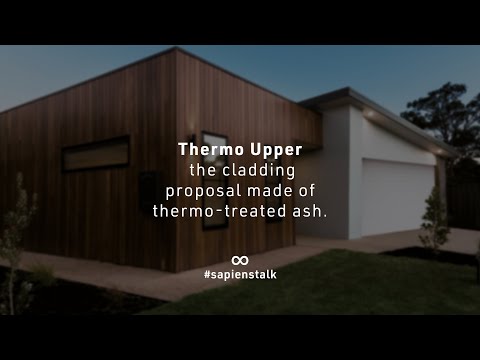 Thermo Upper the cladding proposal made of thermo-treated ash.