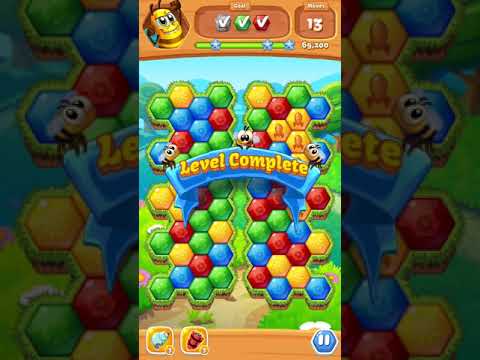 Bee Brilliant Blast Level 44 3 stars