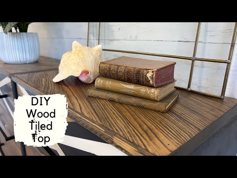 DIY Wood Tiled Top! | Ikea Hack Series | #shorts