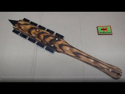 macuahuitl - history and modern version build and use