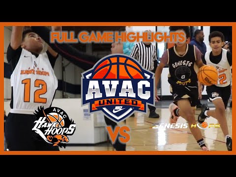 FULL GAME RECAP | Hawk Hoops vs Genesis Hoops | AVAC United Winter Showdown | 13U | 01-21  1-22 2023