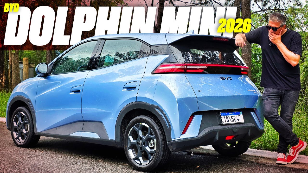 BYD Dolphin Mini 2026: fabricado no Brasil e disponível por menos de R$ 100 mil