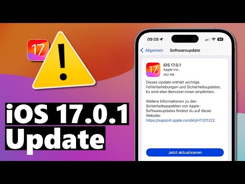 iOS 17.0.1 Update - KRITISCHE Sicherheitslücken & Fehlerbehebungen ⚠️📲