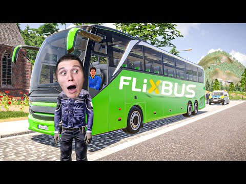 Flixbus Fahrer hat ROTE AUGEN = Polizei KONTROLLE! | Autobahn Polizei Simulator 3