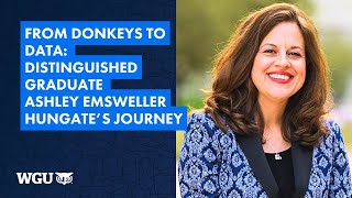 From Donkeys to Data: Distinguished Graduate Ashley Emsweller Hungate’s Journey