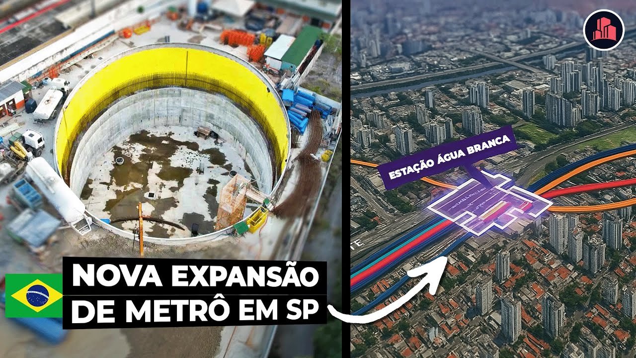 NOVA ÁGUA BRANCA - A Mega Expansão da Estação que vai REVOLUCIONAR os Metrôs de São Paulo
