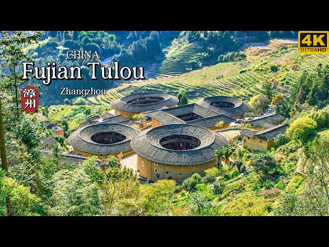 [4K CHINA] Unique Chinese Residential Architecture In The World, Tulou