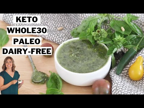Whole30 Pesto {Keto, Paleo, & Dairy-Free}