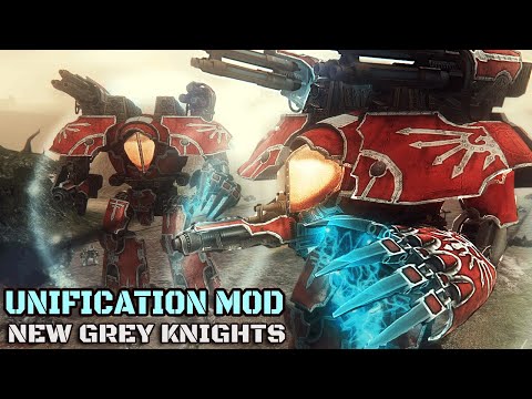 PSI-TITANS & Grey Knights vs Chaos Daemons! - Unification Mod, Warhammer 40K: Dawn of War: Soulstorm