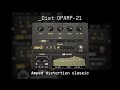 Dist OPAMP-21 | Amped distortion classic | ARTURIA