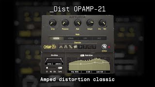 Video thumbnail for Dist OPAMP-21 |  Amped distortion classic  | ARTURIA by Arturia