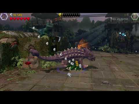 LEGO Jurassic World 4K Walkthrough Level 14 - Eric Kirby