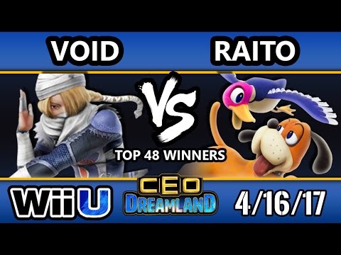 CEO Dreamland 2017 Smash 4 - Raito (Duck Hunt) Vs. CLG | VoiD (Sheik) SSB4 Winners Top 48