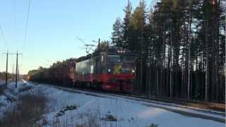 preview picture of video 'Hector Rail BR161.104 Doyle med sliptømmer'