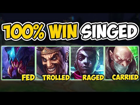 HOW TO 100% CARRY GUARANTEED WITH SMITE PROXY SINGED (even with feeders) - League of Legends