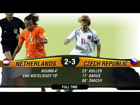 [Classic Euro] Netherlands 2-3 Czech Republic Euro 2004 H/L
