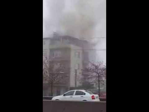 Vezirçiftliği'nde yangın paniği