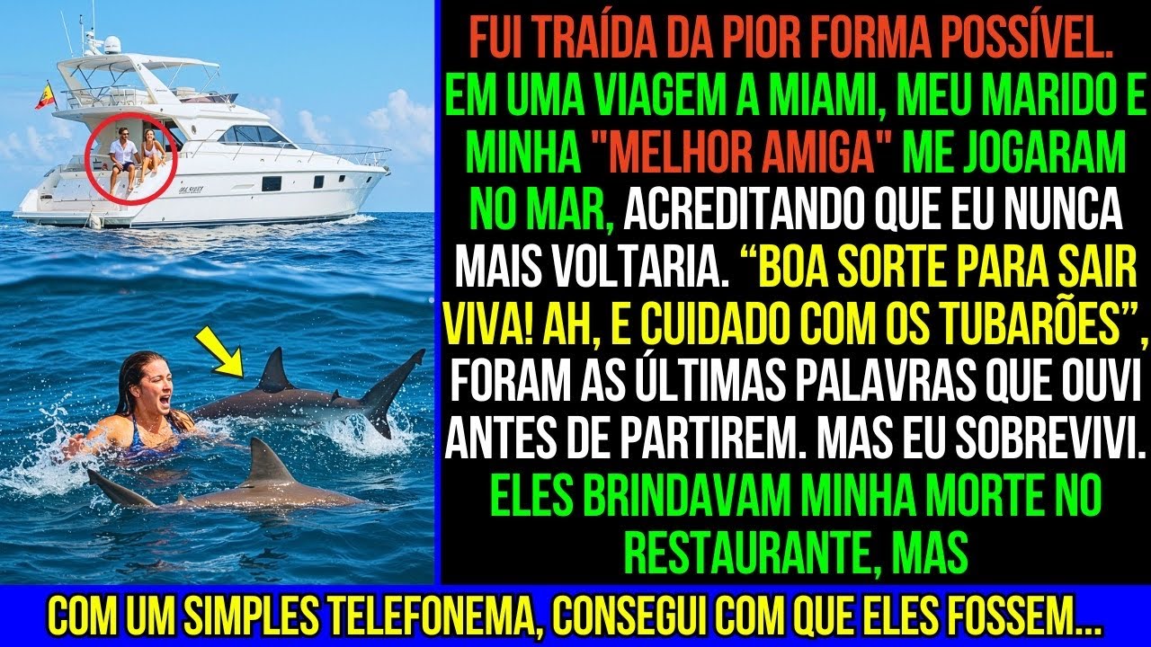 Em Miami, Fui Traída Pelo Meu Marido e a Pilantra da Minha Amiga, Sendo Jogada pros Tubarões...
