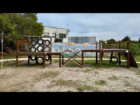 Se inauguró un nuevo espacio para el encuentro en la Plaza del Tanque en Villa Argentina