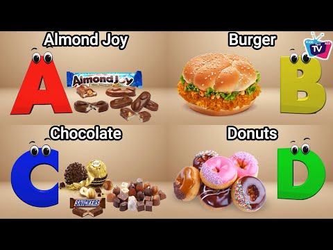 Phonics for Kids | Food ABC Song | Learn ABC, ABC Kids, Alphabet Letters, Baby, Kids fun a2z TV