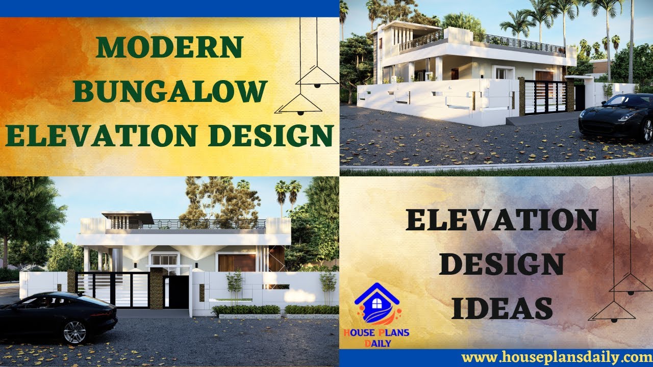 Modern Bungalow Elevation Design | Elevation Design Ideas