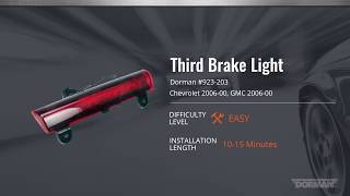 Third Brake Light Assembly 2000-2006 Chevy Suburban/Tahoe & GMC Yukon - video thumbnail 2