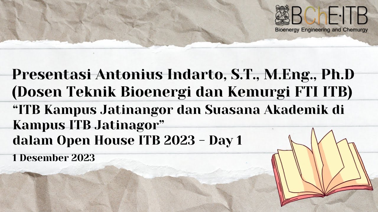 Suasana Akademik di Kampus ITB Jatinagor - Open House ITB 2023