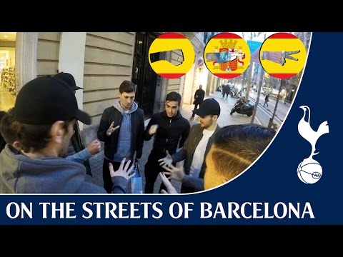 On the streets of Barcelona ! Spurs TV !