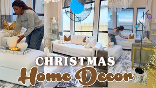 CHRISTMAS 2025 Living Room Makeover | Modern Cozy Holiday Home Decor ft. CHITA LIVING FURNITURE FIND