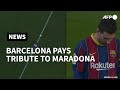 Messi, Barcelona pay tribute to Maradona | AFP