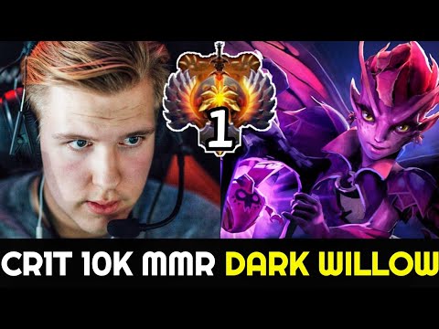 CR1T 10k MMR Dark Willow - Imba Super Machine Gun 16 Kills Scepter Build 7.25 Dota 2