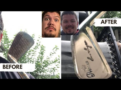Restoring a 51 YEAR OLD golf club. Ben hogan princess 3 iron.