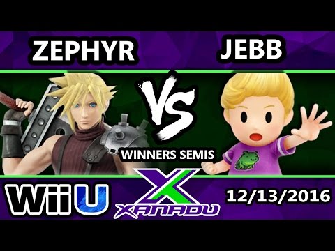 S@X 180 - Zephyr (Cloud) Vs. Ill | Jebb (Lucas) - SSB4 Winners Semis - Smash for Wii U - Smash 4