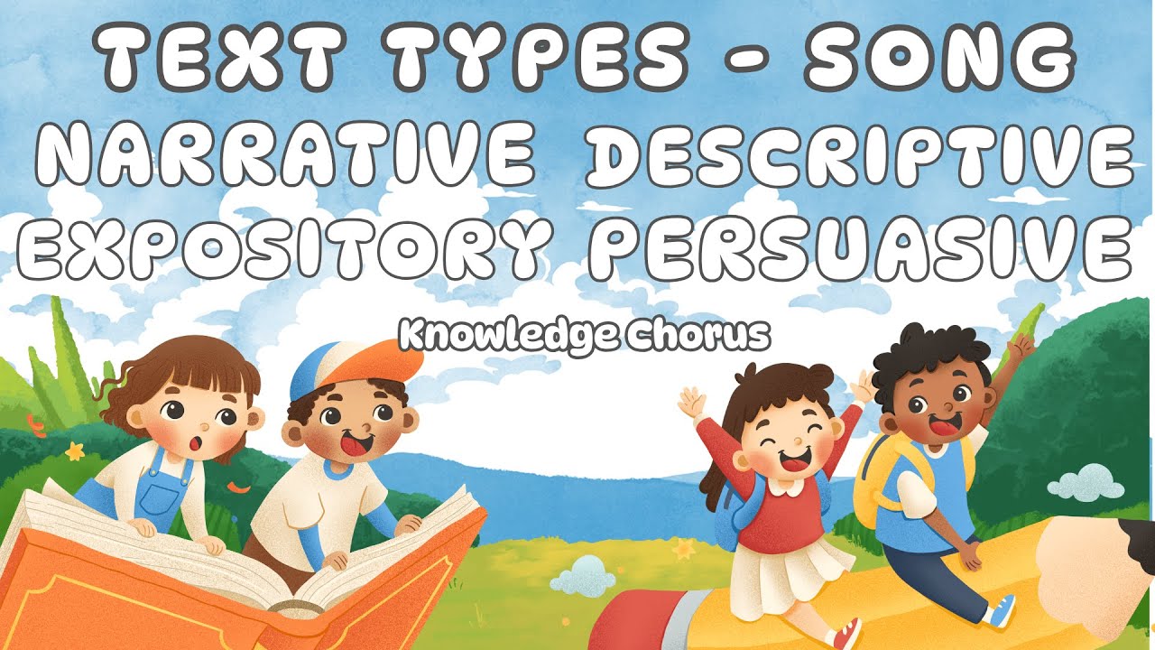 Text Types Song for K–10 | Narrative, Descriptive, Expository, Persuasive