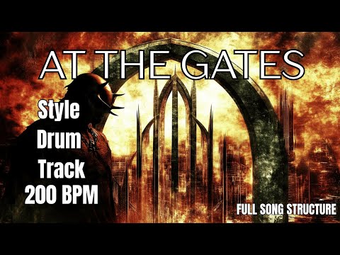 At The Gates Drum Track – 200 BPM | Melodic Death Metal Classic Flow