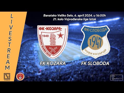 FK KOZARA Ban. Veliko Selo - FK SLOBODA Novi Kozarci (Full match Livestream) [06.04.2024.]