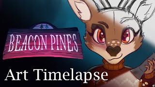 Beacon Pines - Thumbnail Art Timelapse