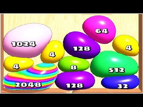 Blob Merge 3D - Gameplay Walkthrough - reach 2048 (IOS,IPAD) Part 1