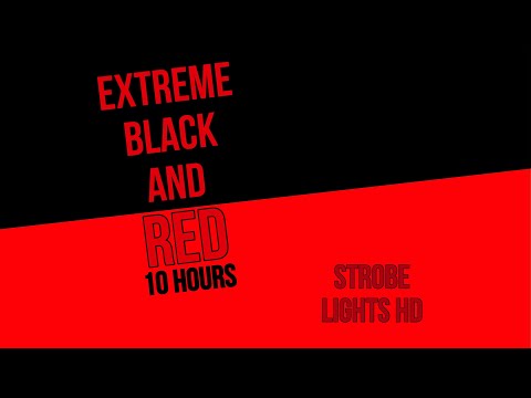 [10 HOURS] Extreme Fast Red Strobe Lights [SEIZURE WARNING]