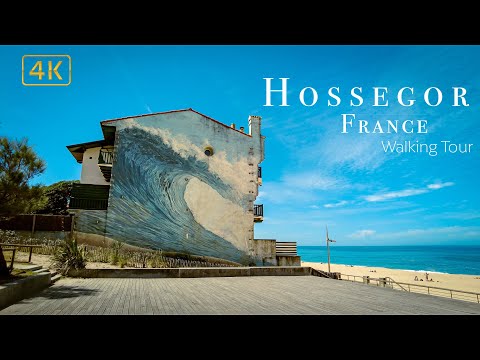 🇫🇷 Hossegor - France - Walking Tour (4K UHD)