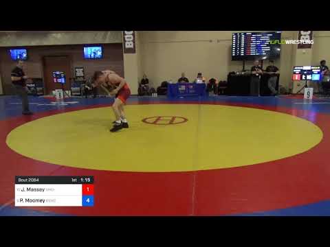 2018 Marine Corps US Open/UWW Junior Greco Roman 55 Con 16 #2 - Jon Massey (NMU-) Vs. Phillip Moom
