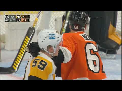 Pittsburgh Penguins Vs Philadelphia Flyers Scrum