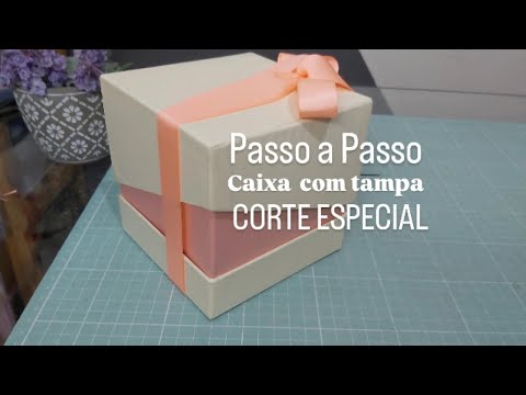 Step-by-Step Cardboard Box with Cutout Lid