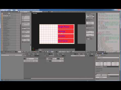 Blender GE 2.6 FPS Tutorial - Basic Start Menu