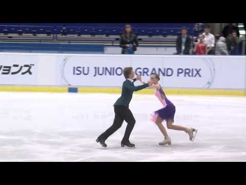 ISU 2014 Jr Grand Prix Ostrava Free Dance Kristsina KAUNATSKAIA / Yan LUKOUSKI BLR